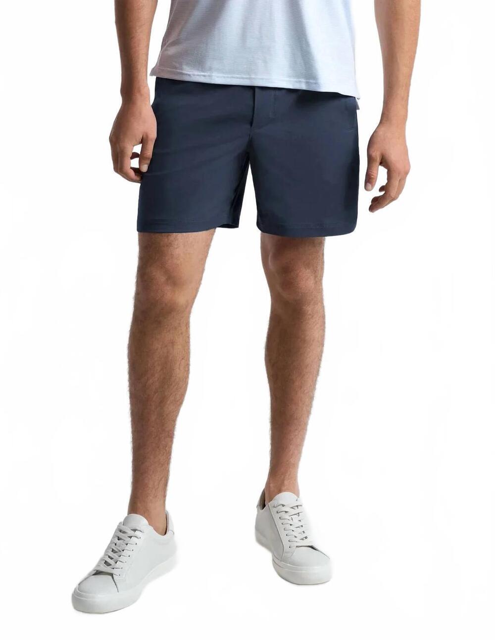 NEW BIRDDOGS 3-in-1 khaki shorts - 7" in navy